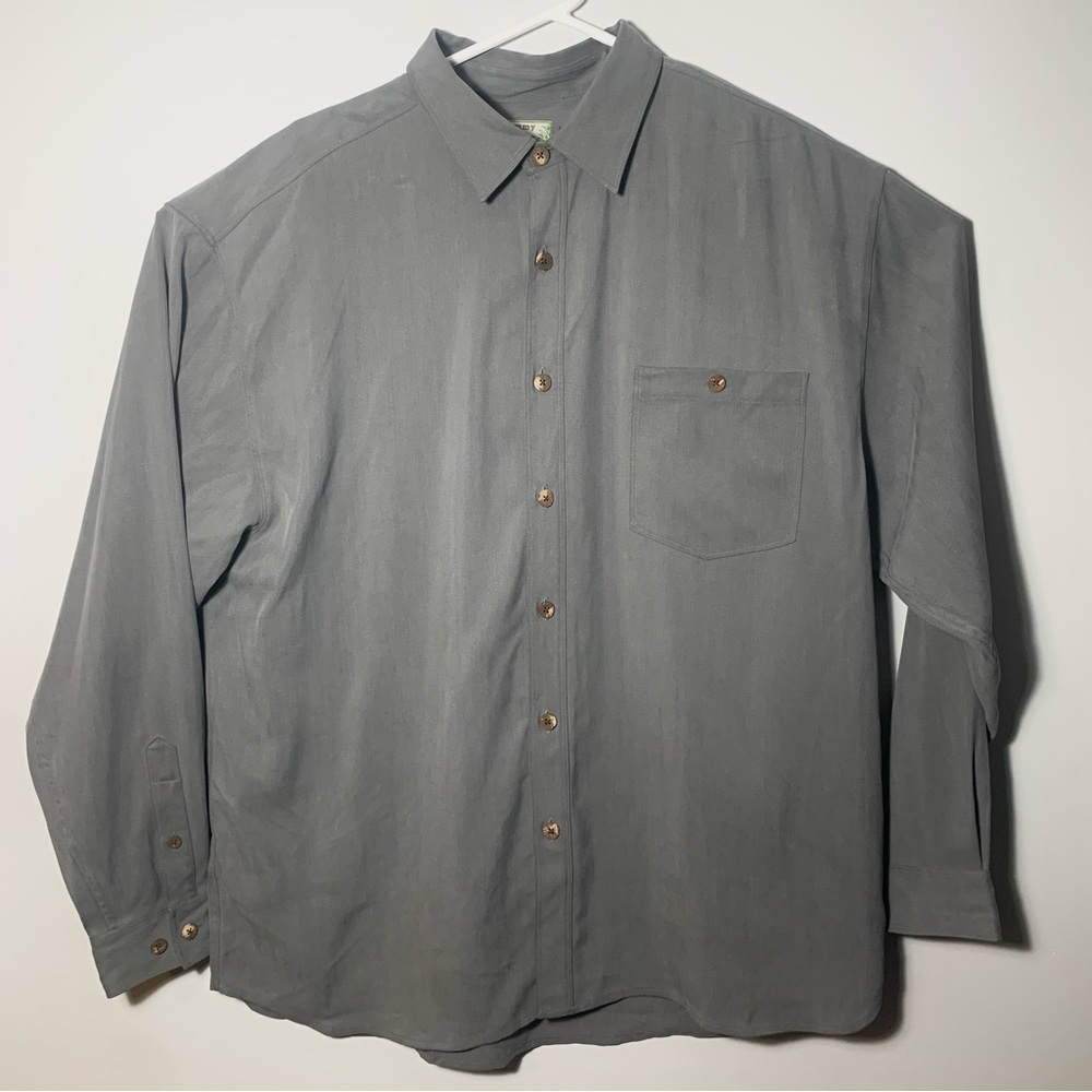 Vintage Tommy Bahama 100 Silk Long Sleeve Shirt